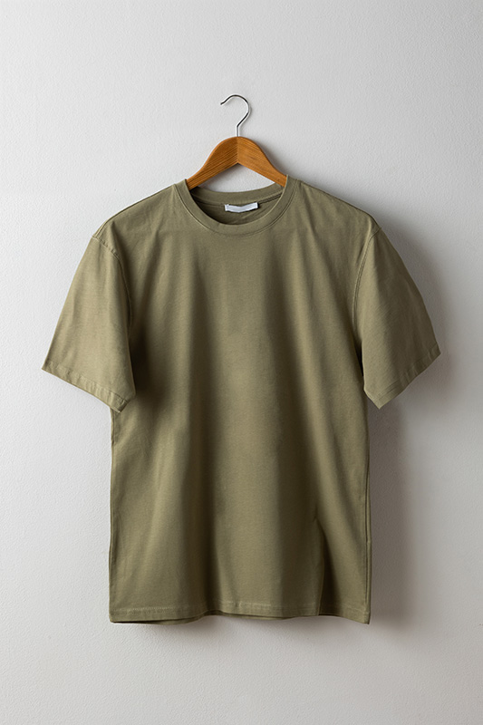 Camiseta manga corta algodón hombre